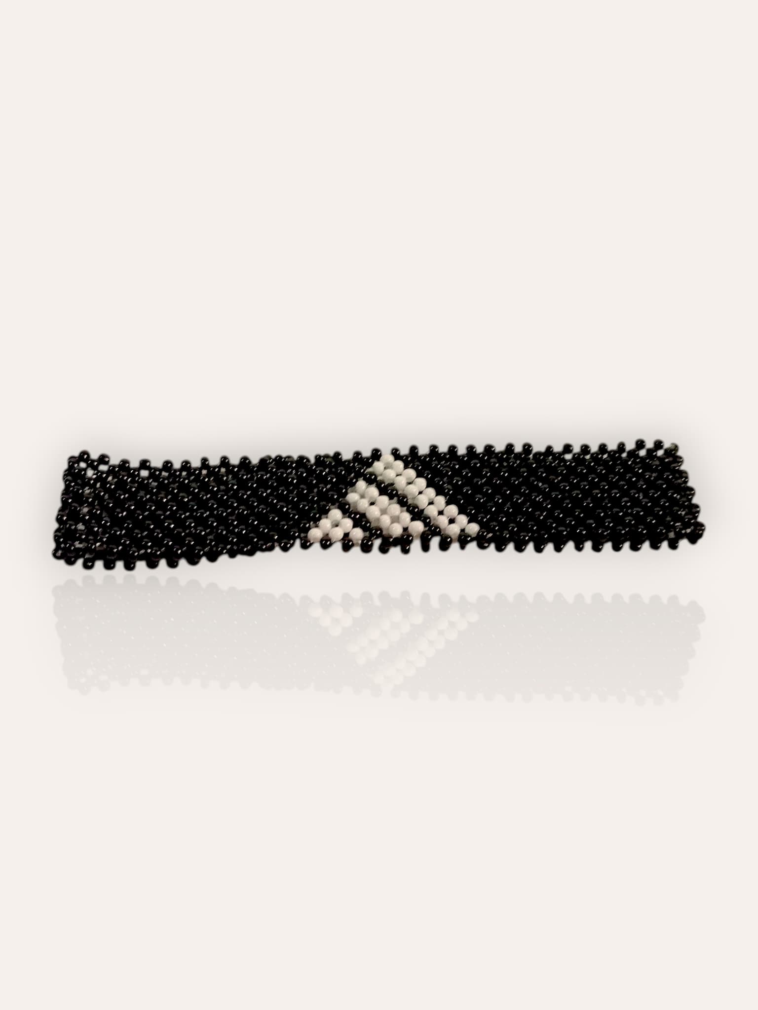 Black Adidas Beaded Bracelet